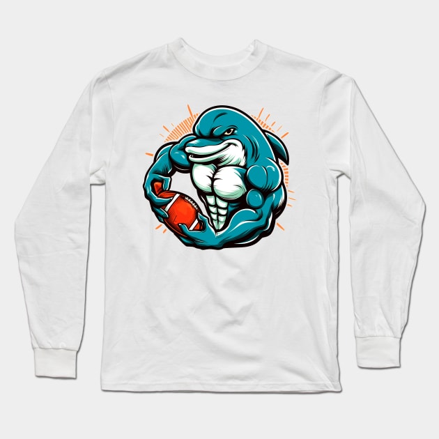 Dolphins #1 Long Sleeve T-Shirt by meowyaya